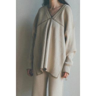 ステュディオス(STUDIOUS)のclane DOUBLE FACE LINE KNIT(ニット/セーター)