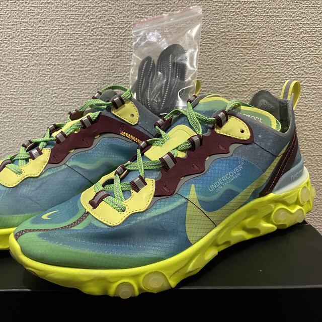 UNDERCOVER(アンダーカバー)のナイキ NIKE REACT ELEMENT 87 UNDERCOVER メンズの靴/シューズ(スニーカー)の商品写真