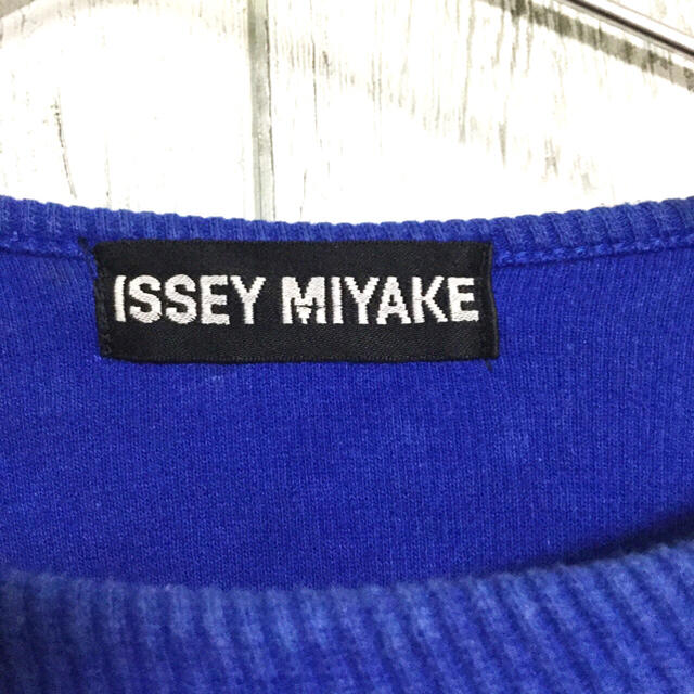 ISSEY MIYAKE(イッセイミヤケ)の最終値段　イッセイミヤケ　バックロゴ　ビッグシルエット　スウェット　モード メンズのトップス(スウェット)の商品写真