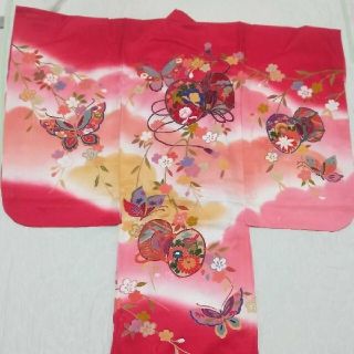 お宮参り　着物　女の子　掛け着(お宮参り用品)