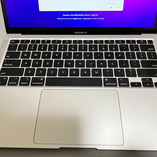 Mac (Apple)(マック)のM1チップ搭載 MacBook Air 16GBメモリ 1TB SSD シルバー スマホ/家電/カメラのPC/タブレット(ノートPC)の商品写真