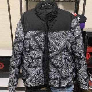 ジャケット/アウター新品 ZARA ペイズリー柄ダウンジャケット M