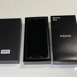 アクオス(AQUOS)の【美品】docomo 5G AQUOS R5G SH-51A(スマートフォン本体)