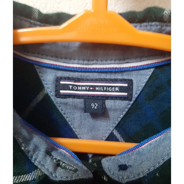 TOMMY HILFIGER(トミーヒルフィガー)のトミーヒルフィガー　チェックシャツ　92cm キッズ/ベビー/マタニティのキッズ服男の子用(90cm~)(ブラウス)の商品写真