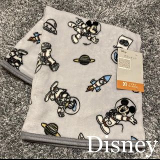 シマムラ(しまむら)のDisney  ディズニー　宇宙　ミッキーフレンズ　膝掛け70×100cm(毛布)