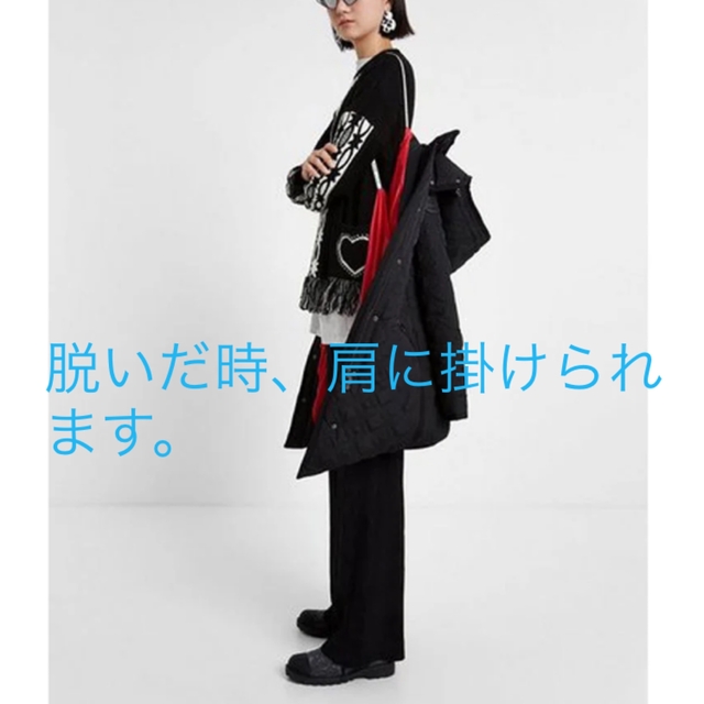 新品✨タグ付き♪デシグアル　ロングコート　ブラック　定価31,900円
