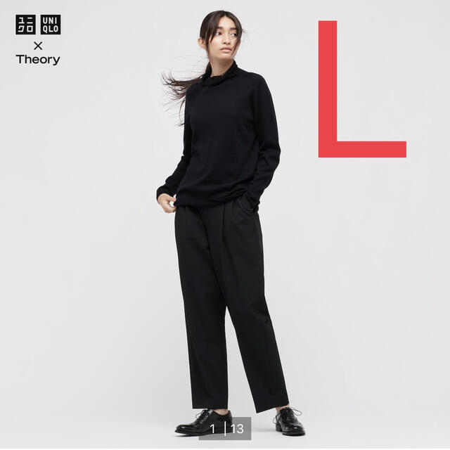 新品未使用　UNIQLO theory セオリー ストレッチパンツL