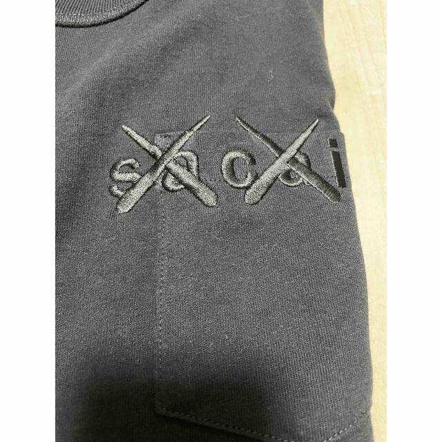 新品未使用　sacai x KAWS / Embroidery T-Shirt