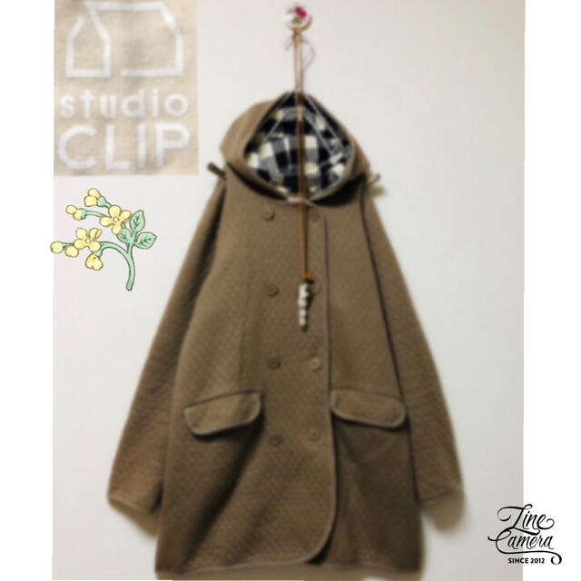 STUDIO CLIP(スタディオクリップ)の◆②⓪⑨ studio clip フード キルティング ピーコート sm2 so レディースのジャケット/アウター(ピーコート)の商品写真