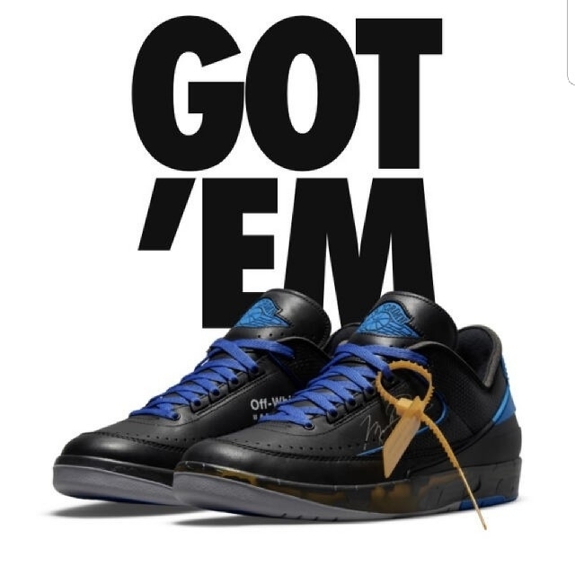 Off-White×Nike AirJordan2 LowBlack 29.0㎝ chateauduroi.co
