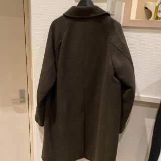 ユニクロ　UNIQLO　シングルブレストコート　2021AW L ダークブラウン