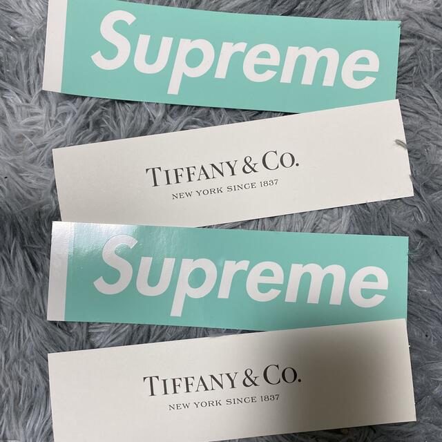 Supreme x TIFFANY ステッカー　4枚