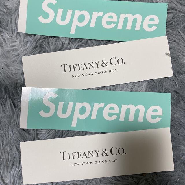 Supreme x TIFFANY ステッカー　4枚