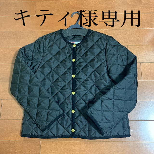 ノーカラージャケットTRADITIONAL WEATHERWEAR アークリー　34 ブラック