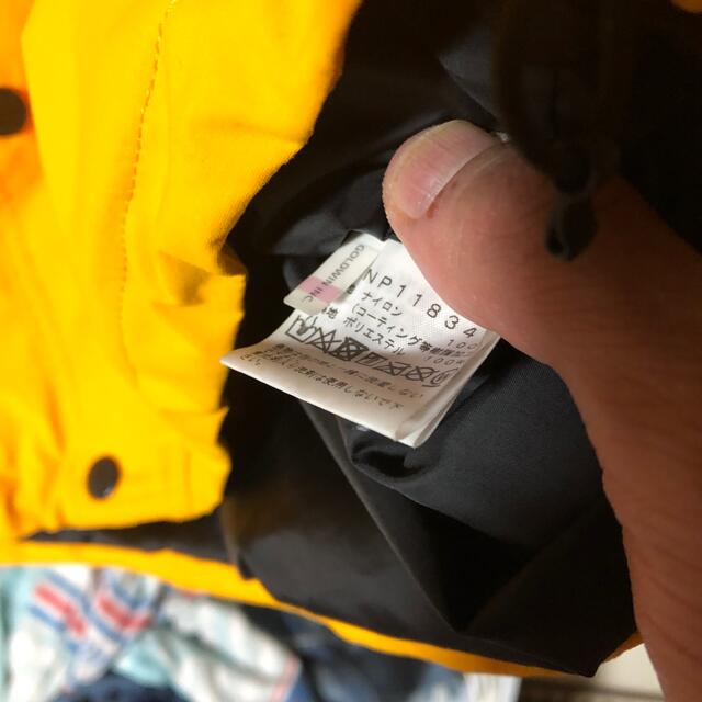 THE NORTH FACE(ザノースフェイス)のノースフェイス　マウンテンライトジャケット　サミットゴールド　Lサイズ　送料込み メンズのジャケット/アウター(マウンテンパーカー)の商品写真