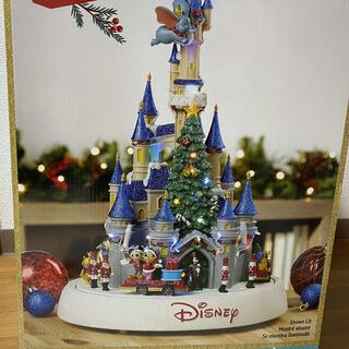 ディズニー(Disney)のディズニー　シンデレラ城　クリスマスツリー　オルゴール(置物)