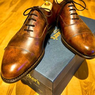 トリッカーズ(Trickers)のトリッカーズ　ストレートチップ　シューツリーつき　UK7 appleton(ドレス/ビジネス)