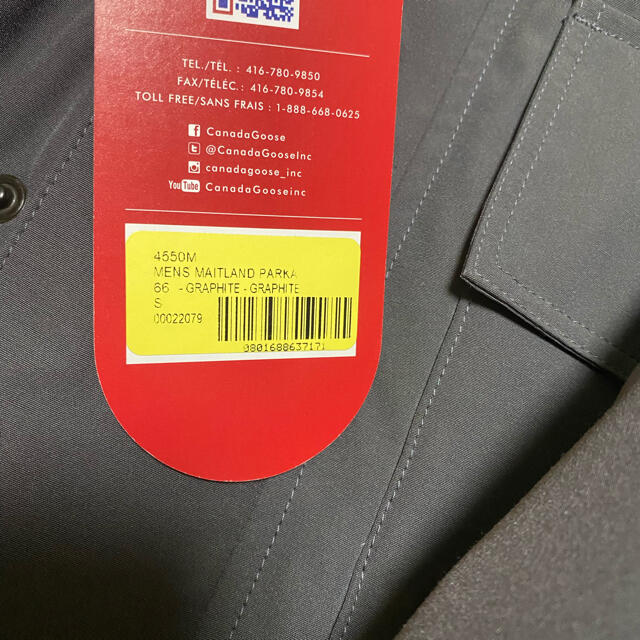 CANADA GOOSE(カナダグース)のカナダグース メイトランド グラファイト S メンズのジャケット/アウター(ダウンジャケット)の商品写真