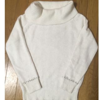 プロポーションボディドレッシング(PROPORTION BODY DRESSING)のプロポーション♡袖ビジューオフショルニット(ニット/セーター)