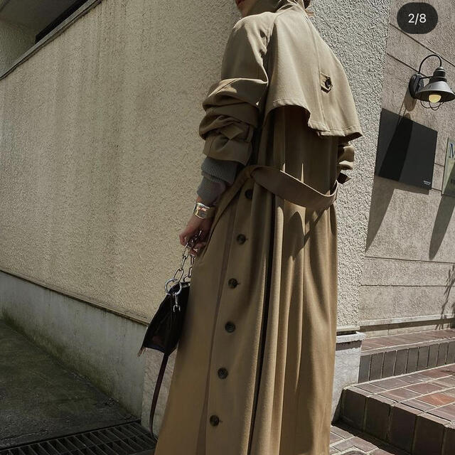 新品同様 ⚠︎20日までタイムセール⚠︎】ameri vintage トレンチコート ジャケット・アウター