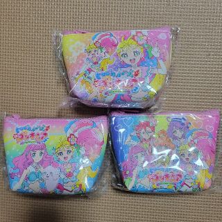 トロピカルージュ プリキュア 船型ミニポーチ 3種セット(キャラクターグッズ)