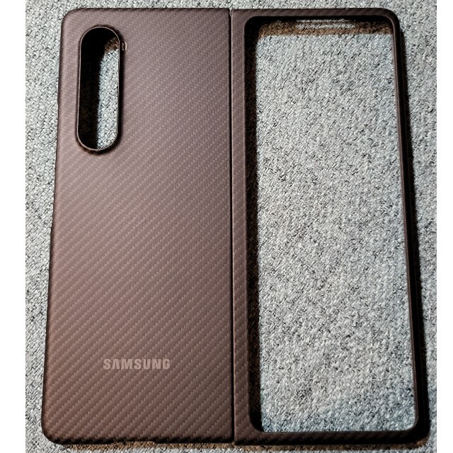SAMSUNG(サムスン)のSamsung 純正品 Galaxy Z Fold3 5G ケース アラミド スマホ/家電/カメラのスマホアクセサリー(Androidケース)の商品写真