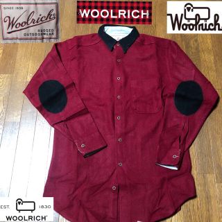 ウールリッチ(WOOLRICH)のビンテージ　アメリカ製　ウールリッチ　エルボーパッチ付き　ワークシャツ(シャツ)