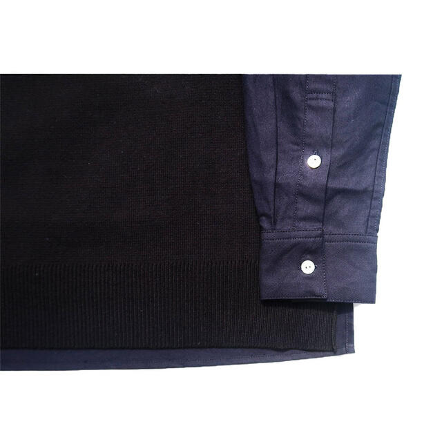 【タグ付き】TTT MSW 21AW Knit Docking Shirt