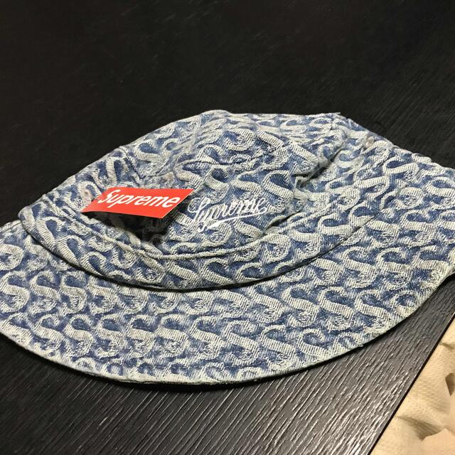 Supreme(シュプリーム)のSupreme Monogram Denim Crusher "Blue"S/M メンズの帽子(ハット)の商品写真