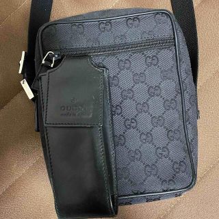 グッチ(Gucci)のGUCCI グッチ　キャンバス　ショルダーバッグ(ショルダーバッグ)