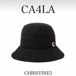 カシラ(CA4LA)のCA4LA♡CHRISTINE5 新品ブラック(ハット)