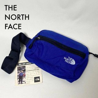 90s THE NORTHFACE ノースフェイス ウェストポーチ ブルー(ウエストポーチ)