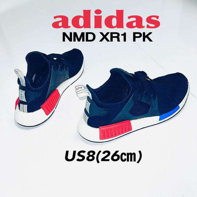 adidas ORIGINALS NMD XR1 PK 黒 26(US8)