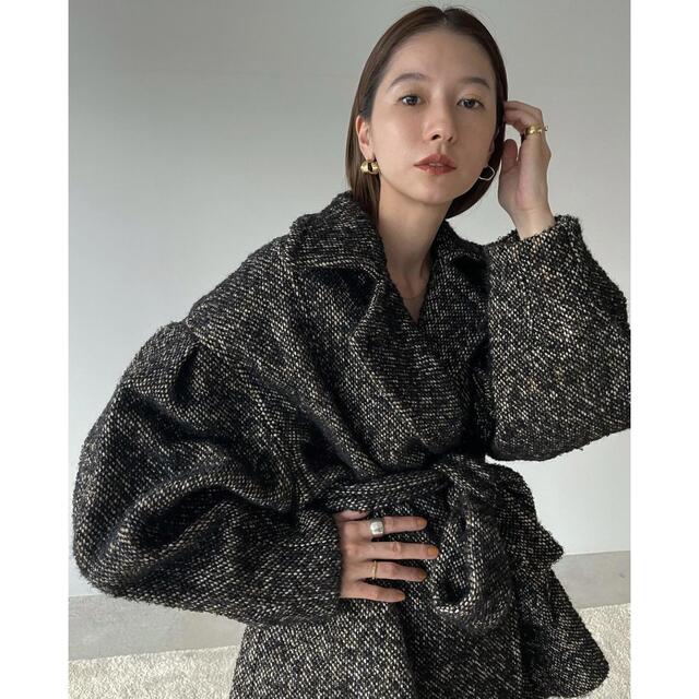 STUDIOUS(ステュディオス)のたぬき様専用　CLANE MIX LOOP TWEED BOX COAT  レディースのジャケット/アウター(その他)の商品写真