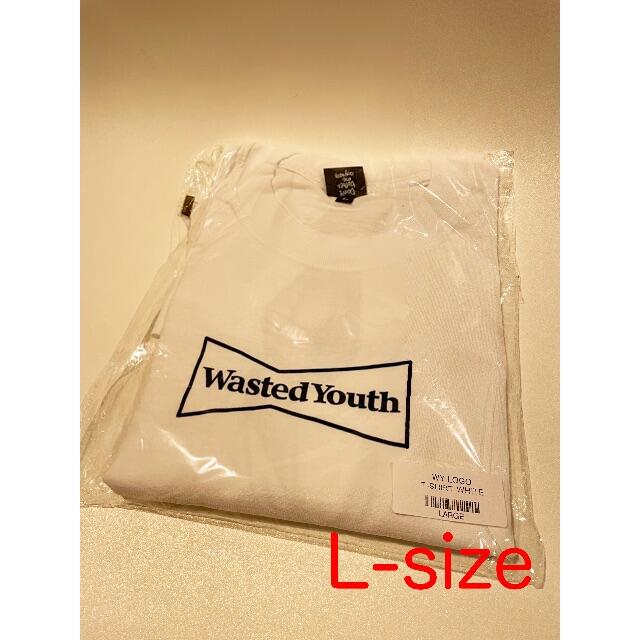 WASTED YOUTH WHITE LOGO T-SHIRT Lサイズ