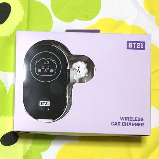 Bt21 BTS RJ 車 充電器 車内用 ワイヤレス充電器 スタンドの通販 by