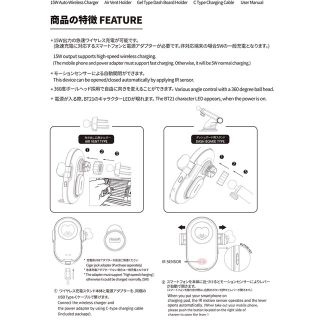 Bt21 BTS RJ 車 充電器 車内用 ワイヤレス充電器 スタンドの通販 by ...