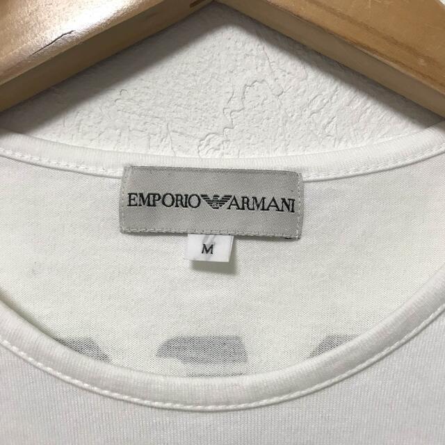 Emporio Armani(エンポリオアルマーニ)のEMPORIO ARMANI エンポリオアルマーニ　バックプリント半袖TシャツM メンズのトップス(Tシャツ/カットソー(半袖/袖なし))の商品写真