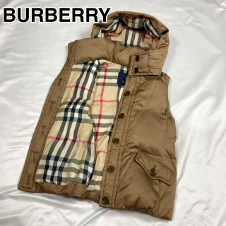 お見舞い BURBERRY ダウンベスト バーバリー チェック ダウンベスト