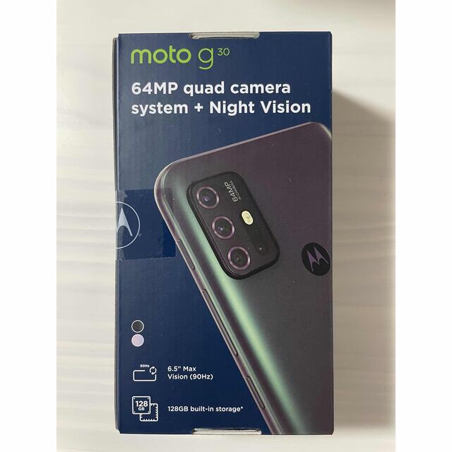 クリアランス卸値 MOTOROLA モトローラ　moto g30 ダークパール