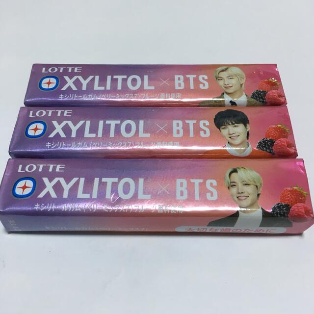 防弾少年団(BTS)(ボウダンショウネンダン)のBTS xylitol ベリーミックス SUGA J-HOPE RM 食品/飲料/酒の食品(菓子/デザート)の商品写真