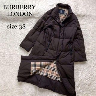 BURBERRY - バーバリーロンドン ダウンコート 裏ノバチェック ロング