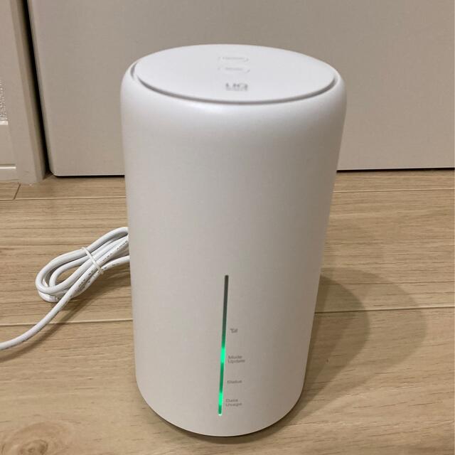 au(エーユー)のUQwimax ルーター　Speed Wi-Fi HOME L02 スマホ/家電/カメラのPC/タブレット(PC周辺機器)の商品写真