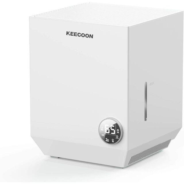 KEECOON 加湿器 気化式 4L大容量加湿器 空気清浄 加湿フィルター濾過 スマホ/家電/カメラの生活家電(加湿器/除湿機)の商品写真