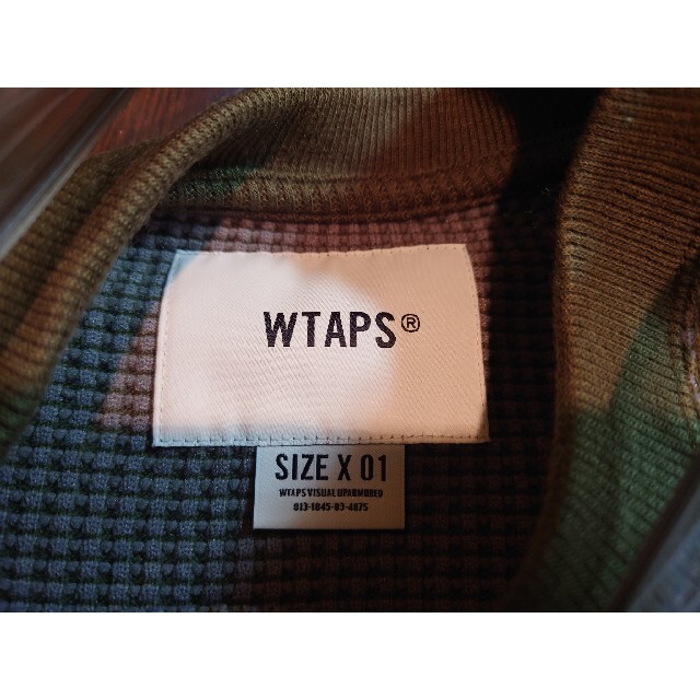 W)taps(ダブルタップス)の新品未使用21秋冬【WTAPS WAFFLE/LS/PEAC】 メンズのトップス(Tシャツ/カットソー(七分/長袖))の商品写真