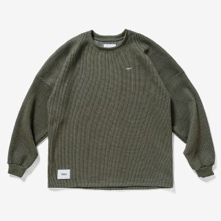 ダブルタップス(W)taps)の新品未使用21秋冬【WTAPS WAFFLE/LS/PEAC】(Tシャツ/カットソー(七分/長袖))