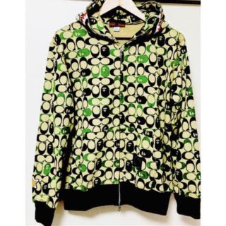 A bathing ape coach パーカー コラボ の通販|ラクマ