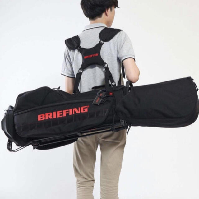 BRIEFING(ブリーフィング)の ブリーフィング 　キャディバッグ CR-4 ブラック BRIEFING  スポーツ/アウトドアのゴルフ(バッグ)の商品写真