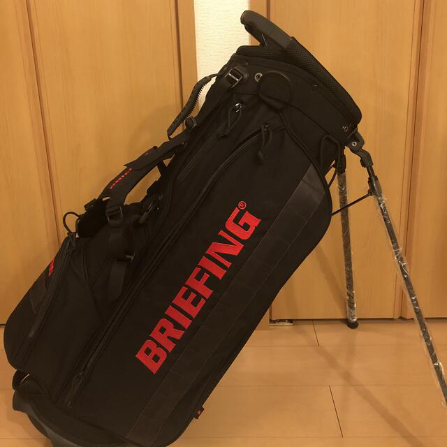 BRIEFING(ブリーフィング)の ブリーフィング 　キャディバッグ CR-4 ブラック BRIEFING  スポーツ/アウトドアのゴルフ(バッグ)の商品写真