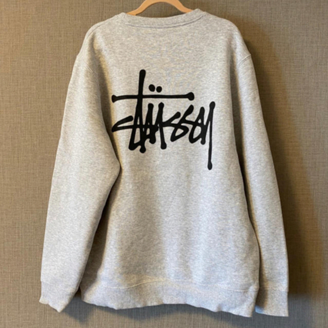 【激レア】STUSSY ステューシー　スウェット　トレーナー　黒　ゆるだぼ